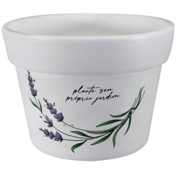 Vaso Violeta Cerâmica Lavanda - 700ml