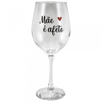 Taça vinho Mãe é afeto - 490ml