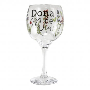 Taça de Gin Vidro 600ml Decorada Dona de Mim